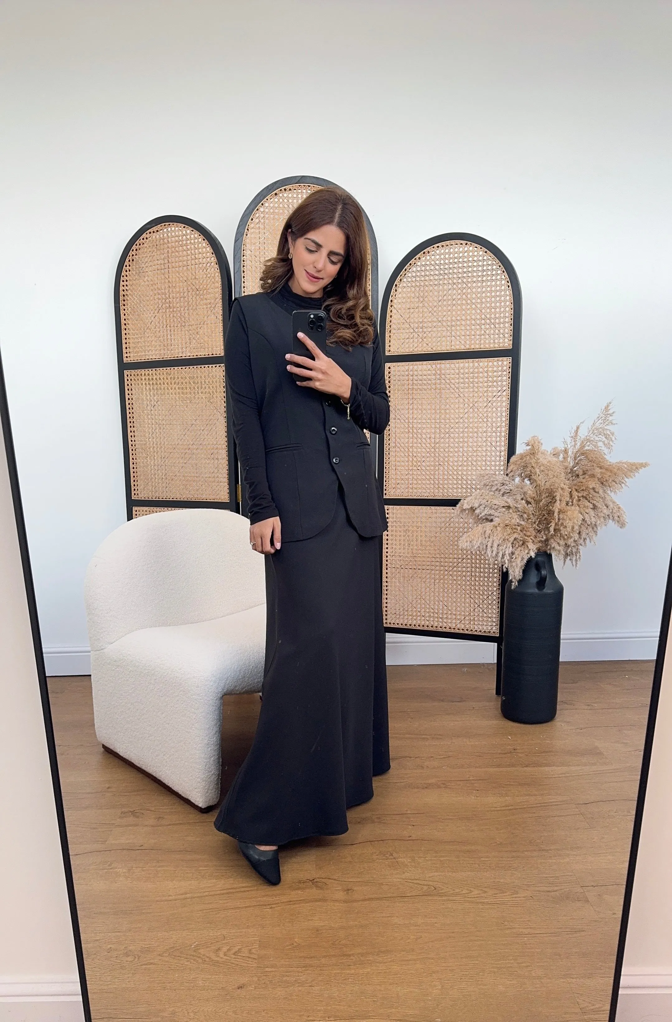 Rhea skirt Coord black