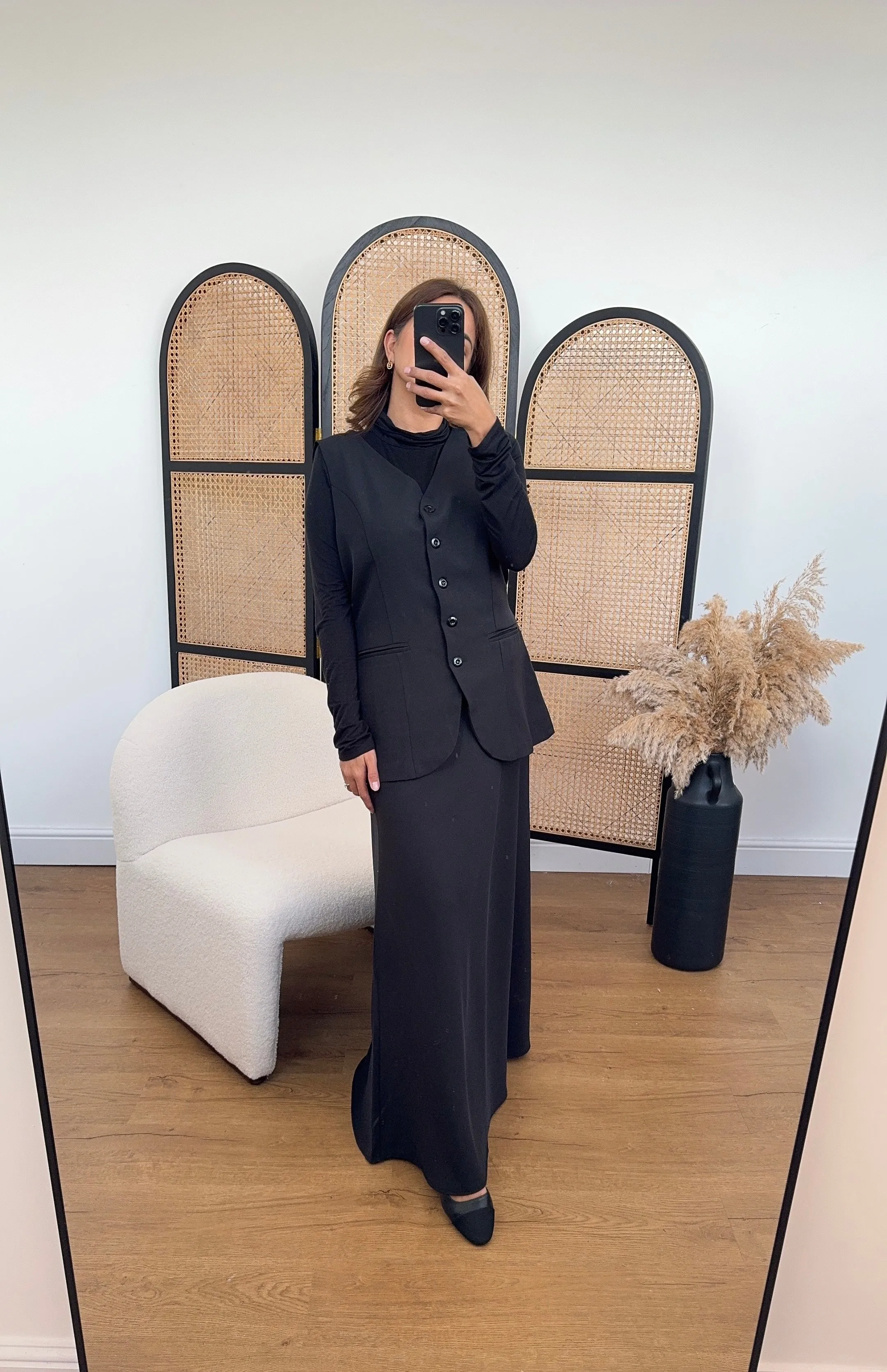 Rhea skirt Coord black