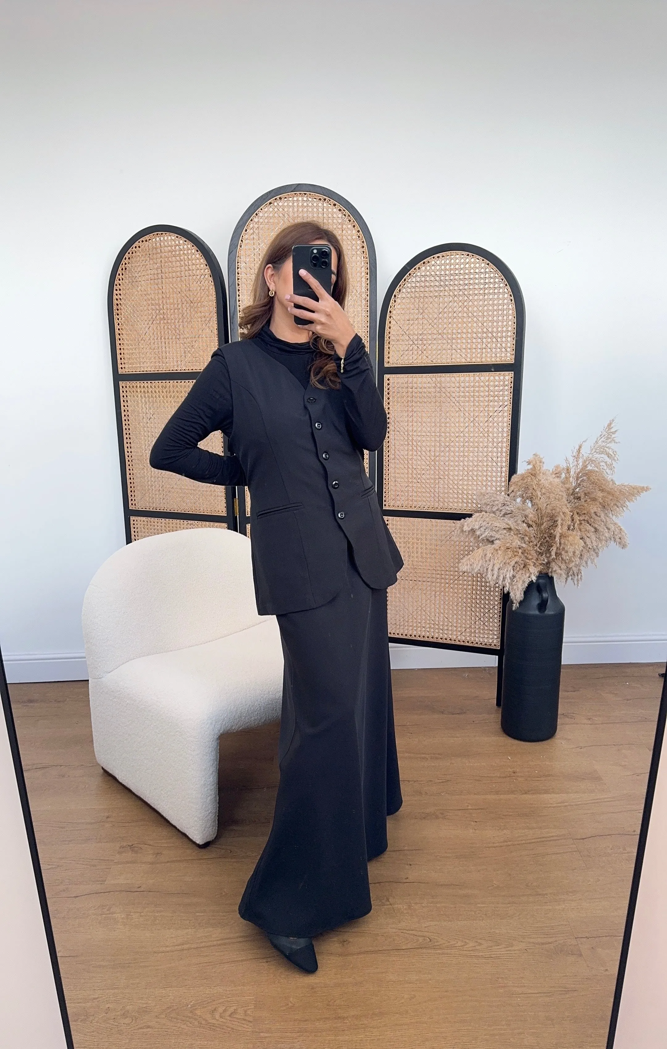 Rhea skirt Coord black