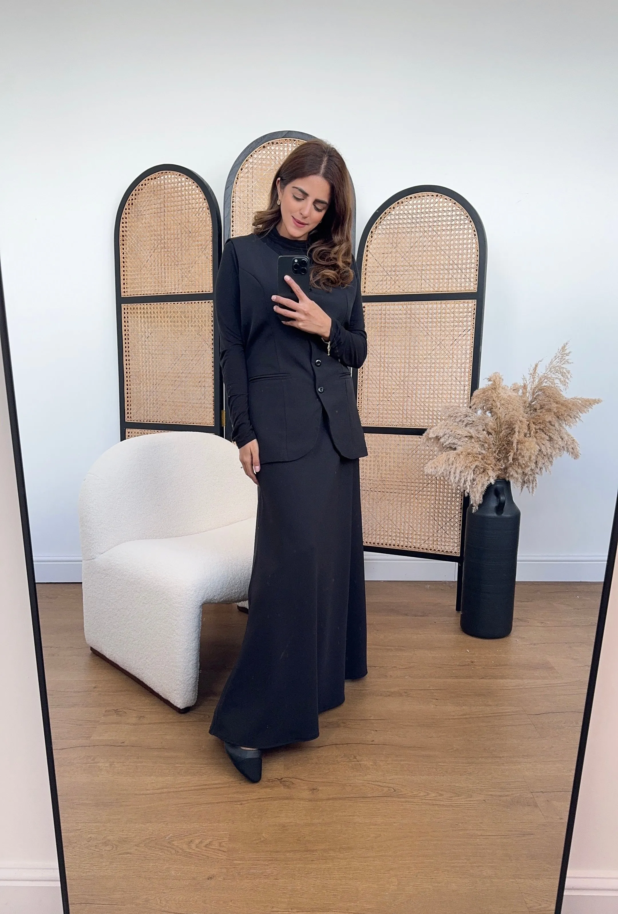 Rhea skirt Coord black
