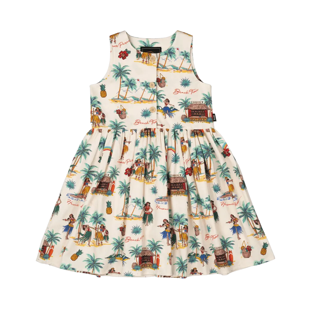 Rock Your Baby Popover Dress - Aloha