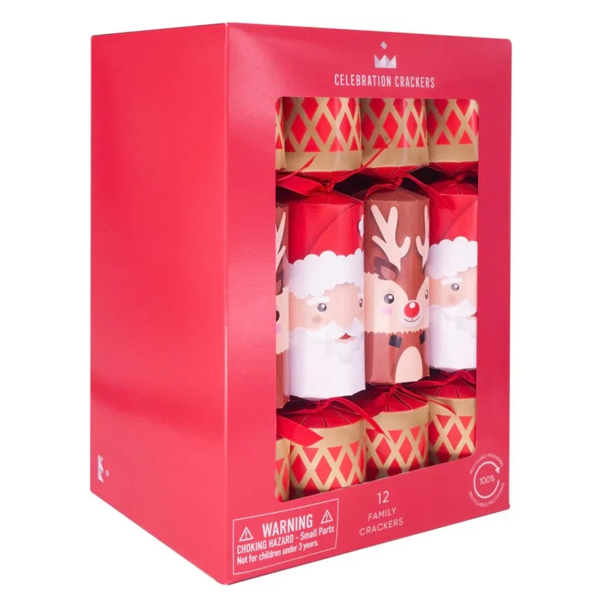 Santa and Reindeer Christmas Crackers