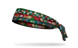 Santa's Workshop Tie Headband