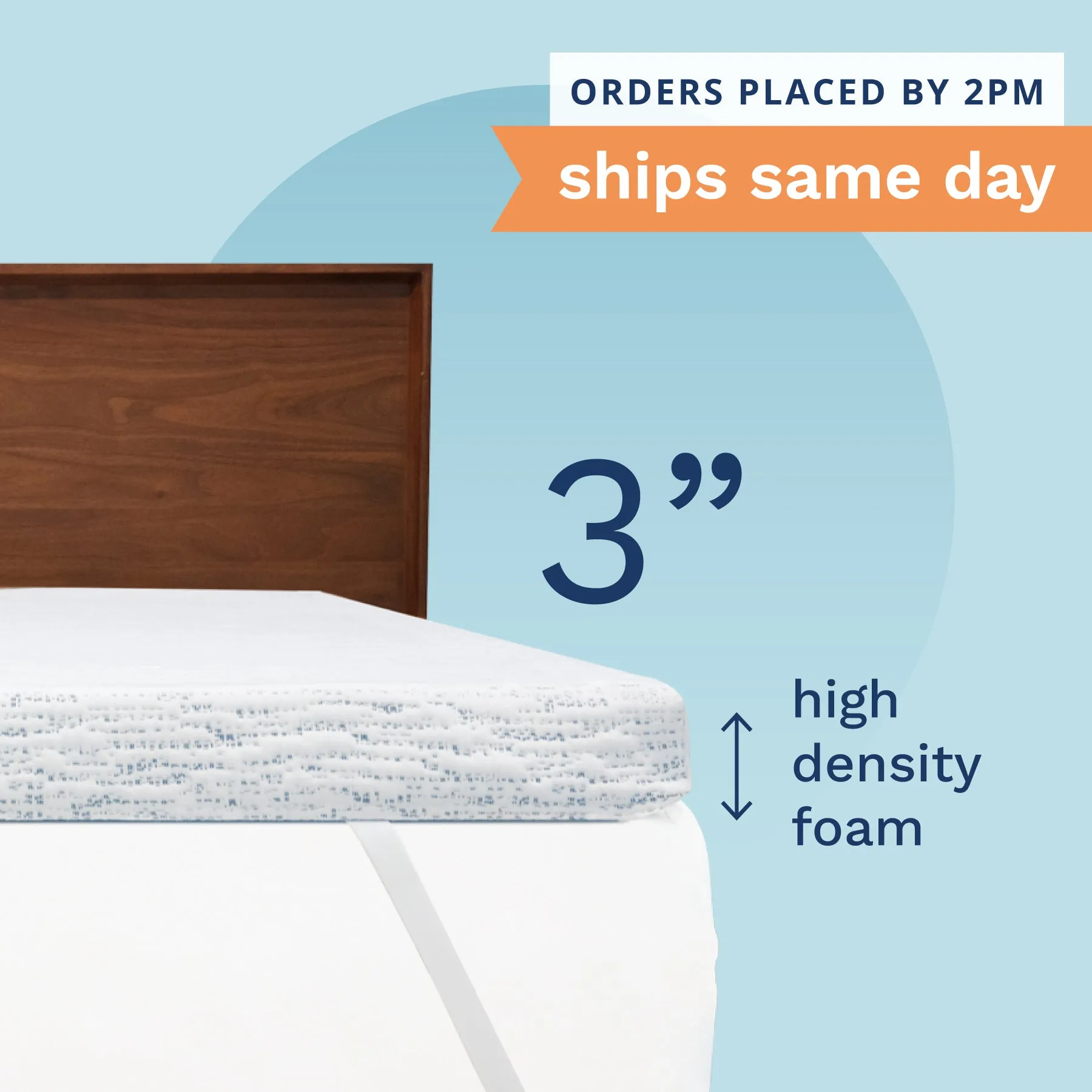Select High Density Mattress Topper