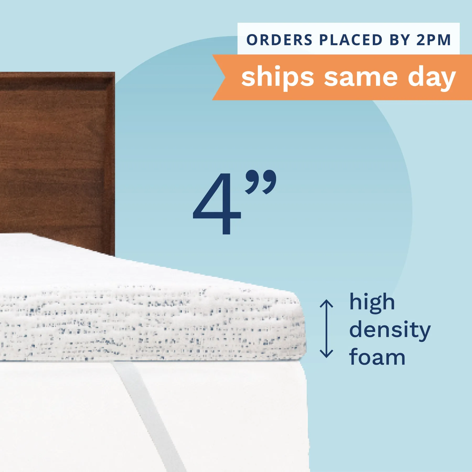 Select High Density Mattress Topper