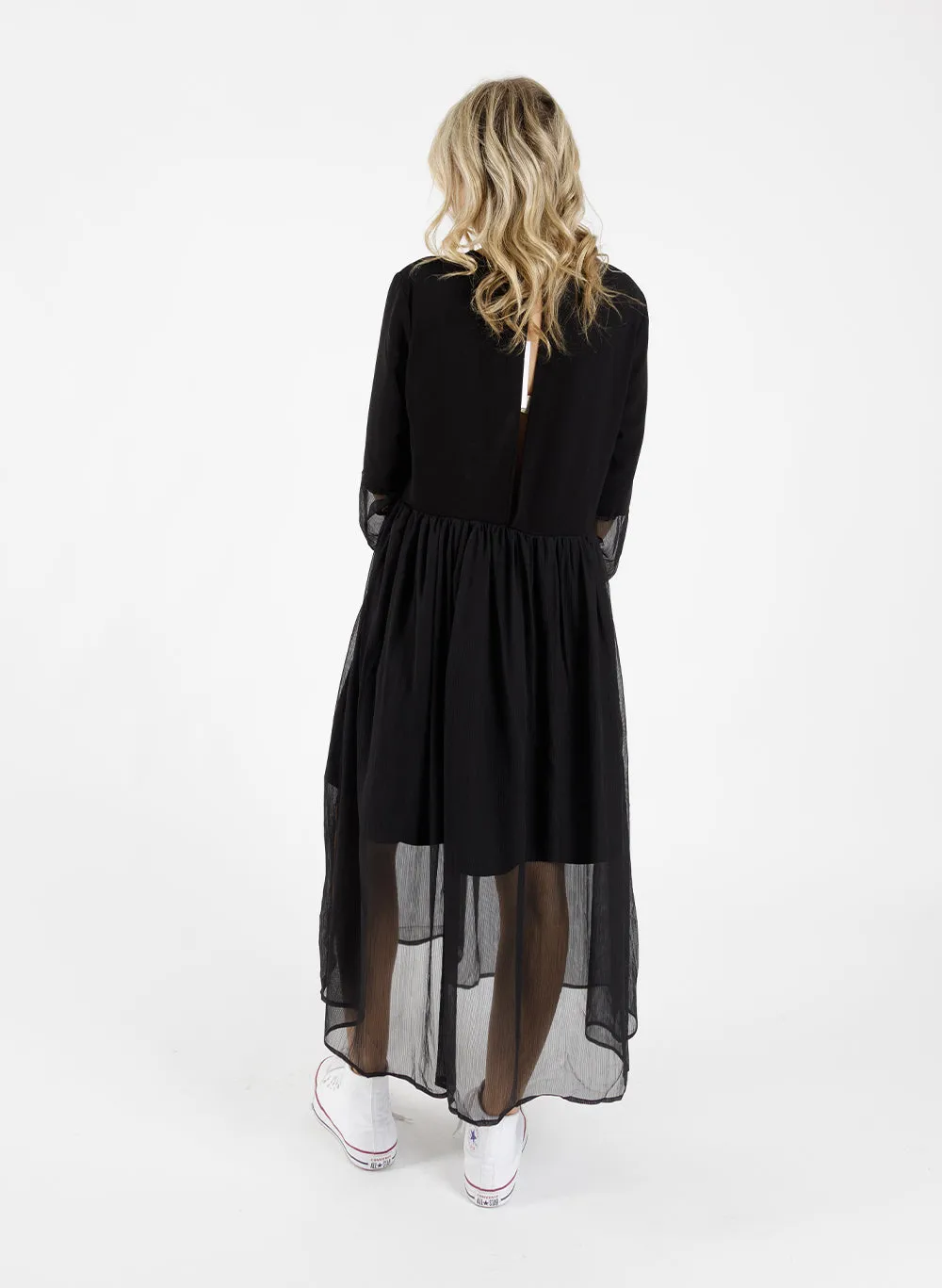 Sheer Tier Dress