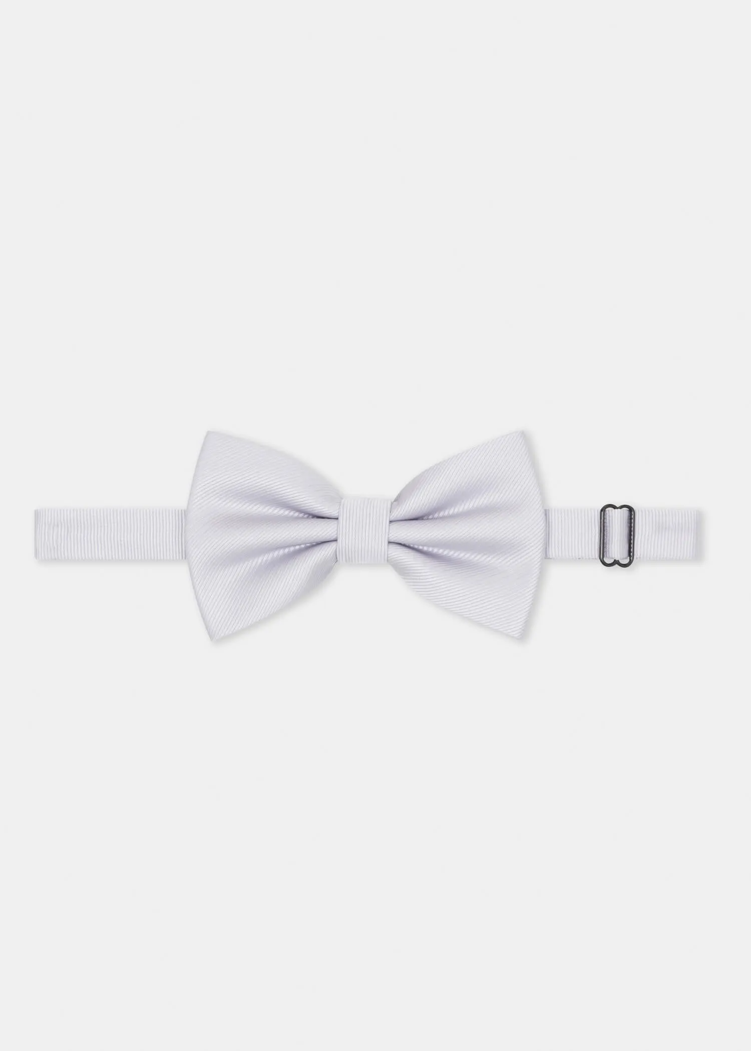 Silver S Bow Tie