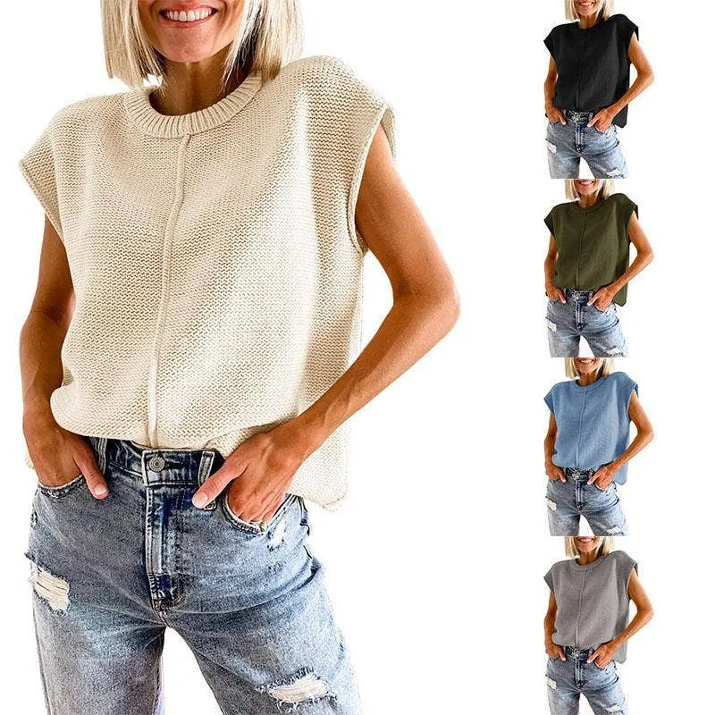 Sleeveless Sweater Vest