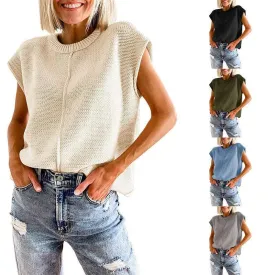 Sleeveless Sweater Vest
