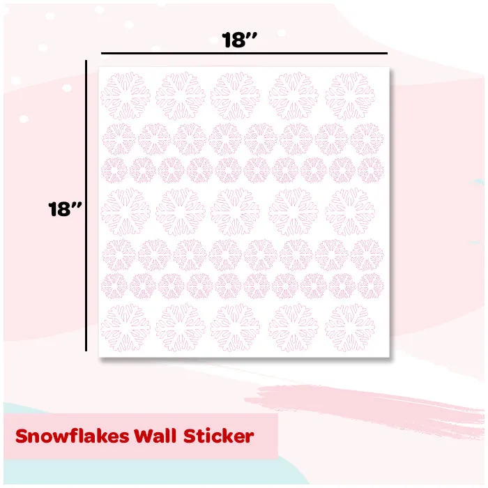 Snowflake Mini Wall Art Stickers