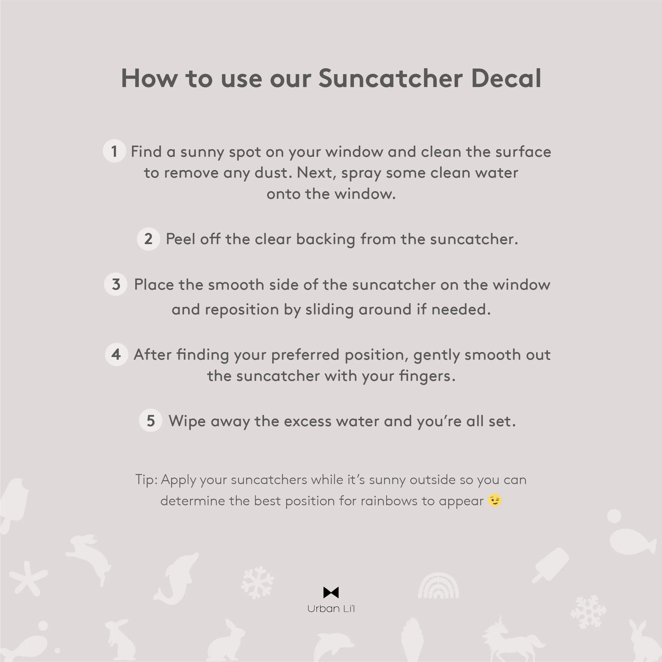Snowflake Suncatcher Decal