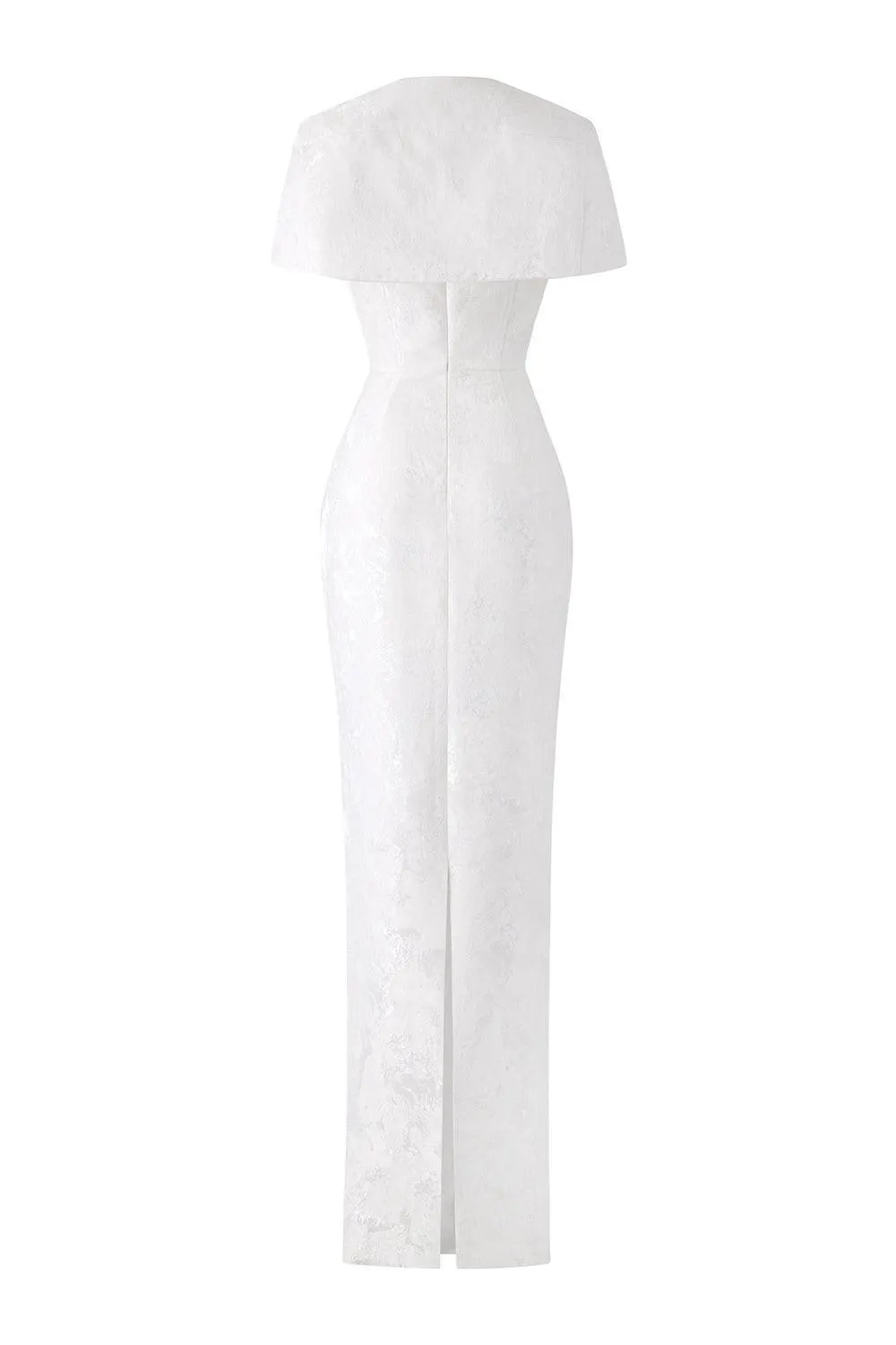 Solstice Sheath Corset Waist Brocade Floor Length Set