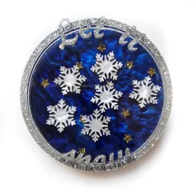 Spilla dinamica Let it snow