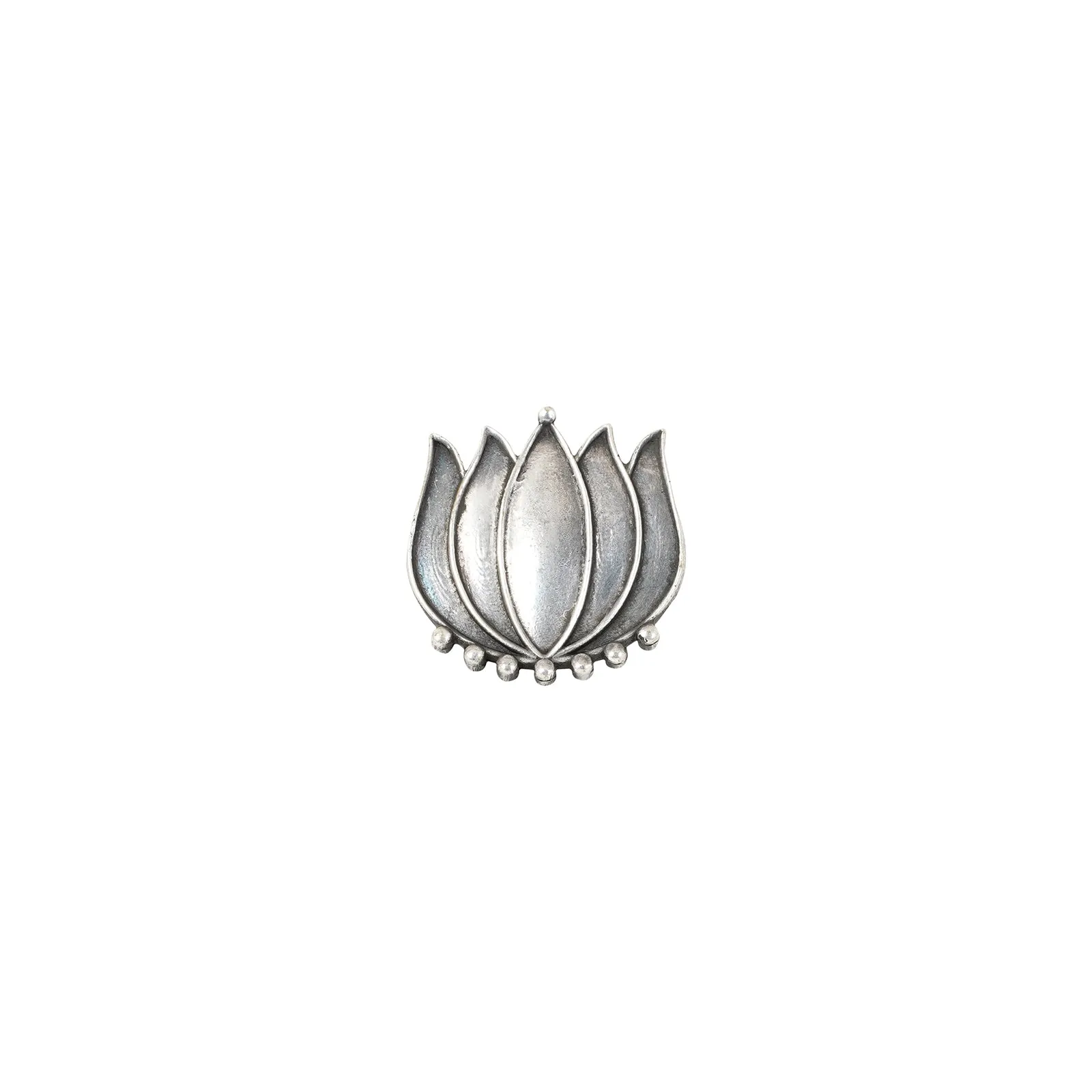Teejh Aagha Silver Oxidised Ring