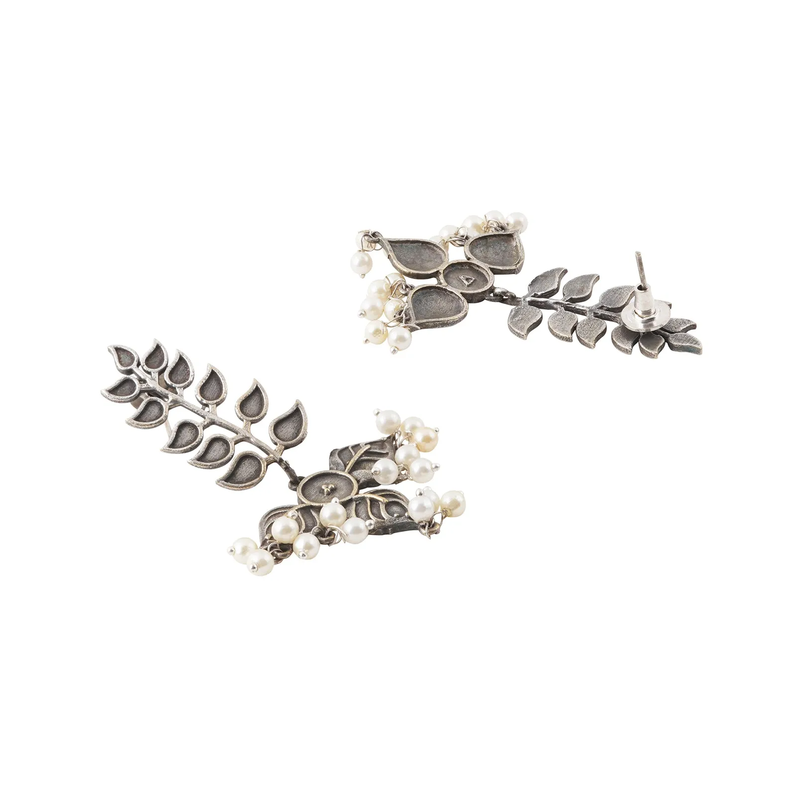 Teejh Aarini Silver Oxidised Earring