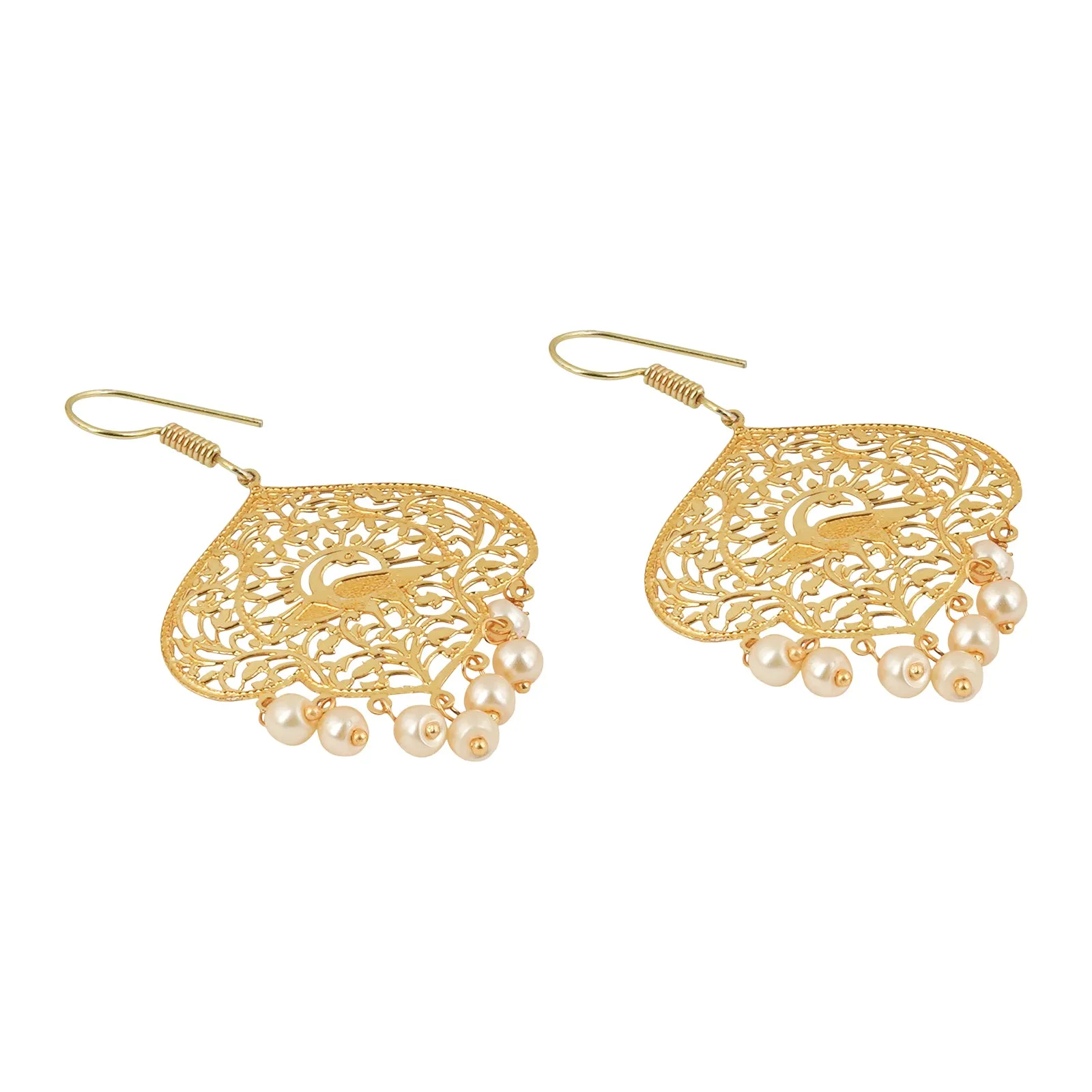 Teejh Daivita Gold and Pearl Earring