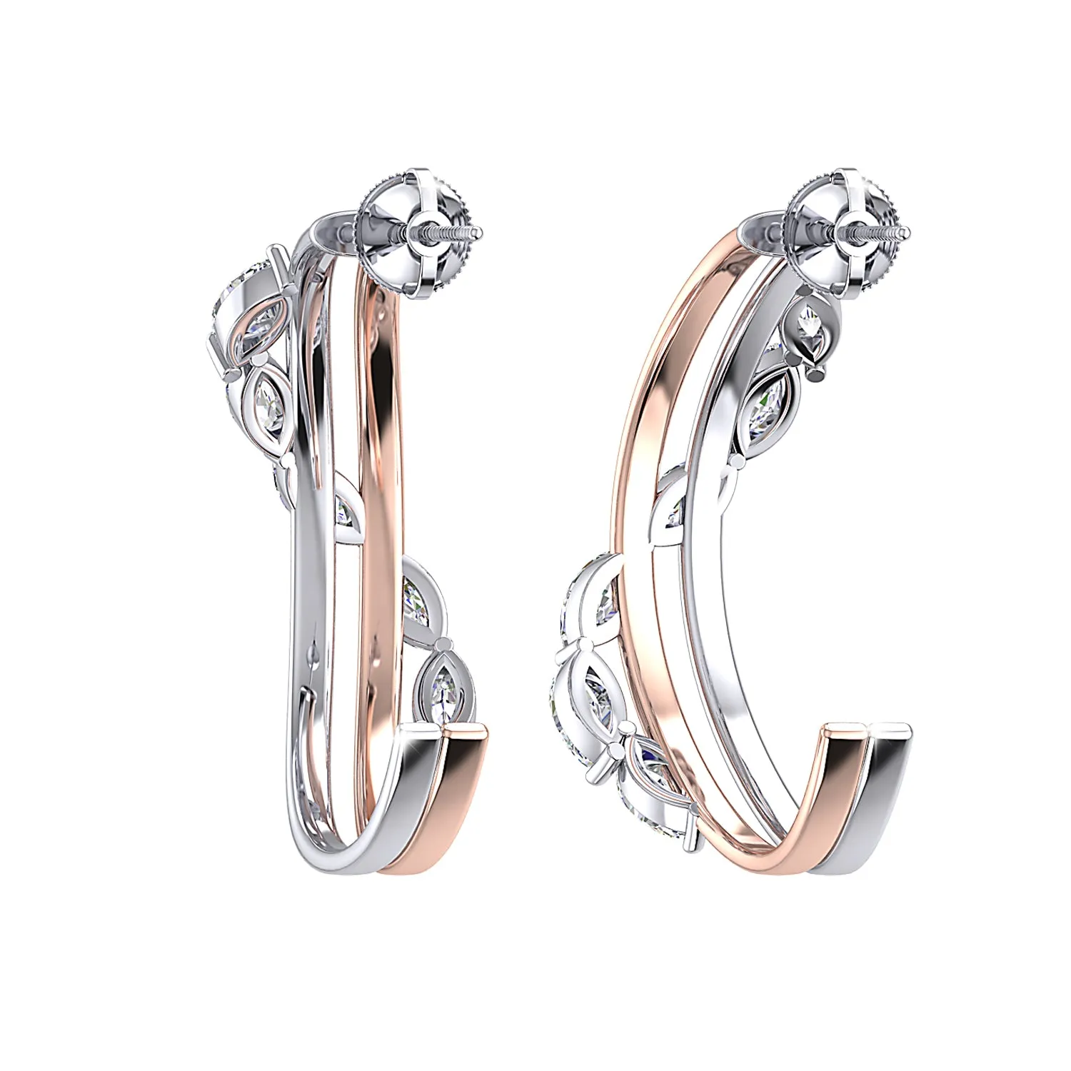 THE GLITTER CASCADE HOOPS