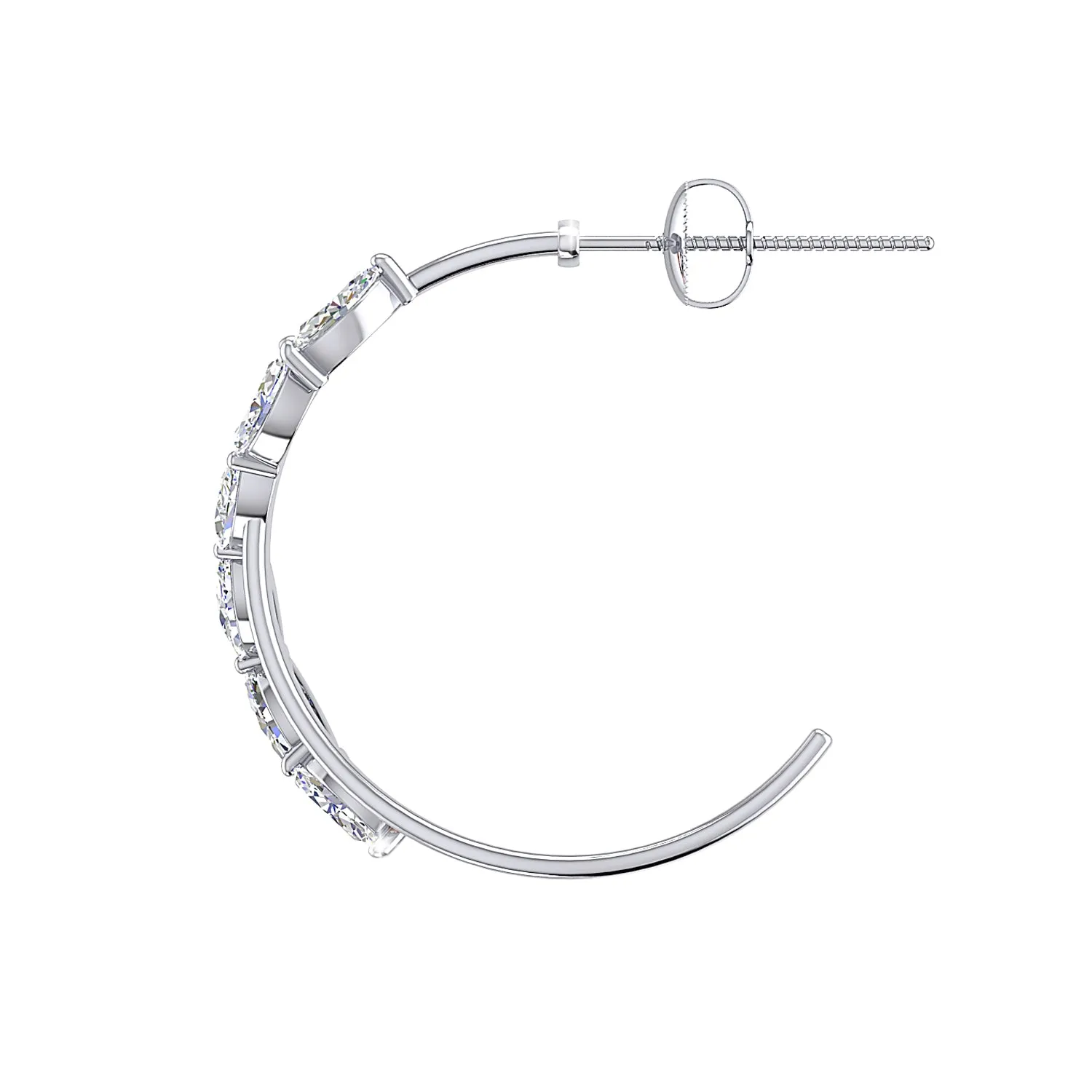 THE GLITTER CASCADE HOOPS