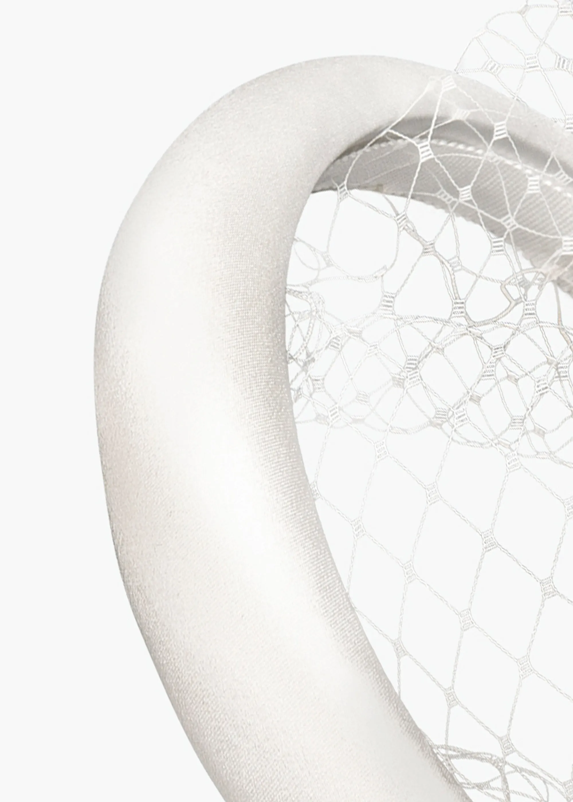 Tori Voilette Headband -- Cream