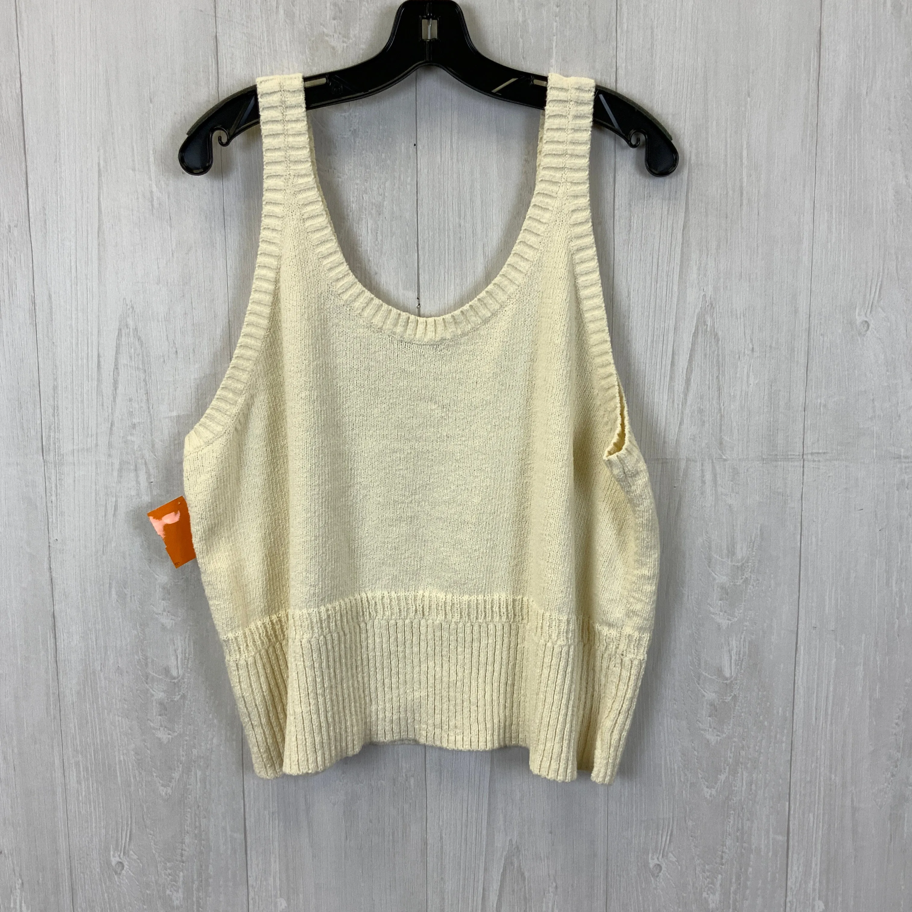 Vest Sweater By Madewell In Cream, Size: 3x