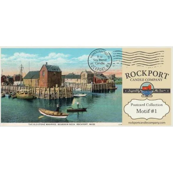 Vintage Postcard Candle - Motif #1