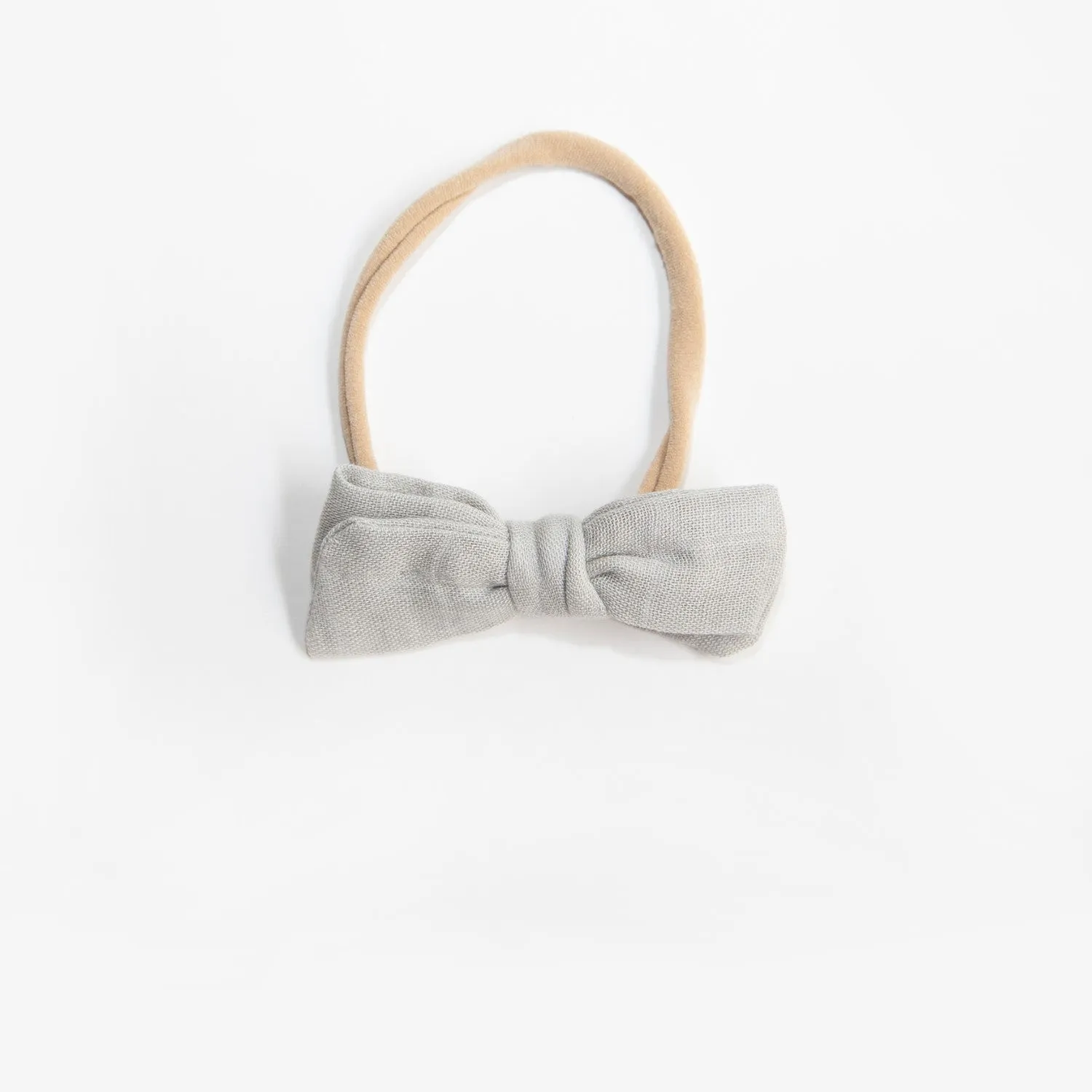 Wild Kind Dorothy Linen Bow Headband - Cloud