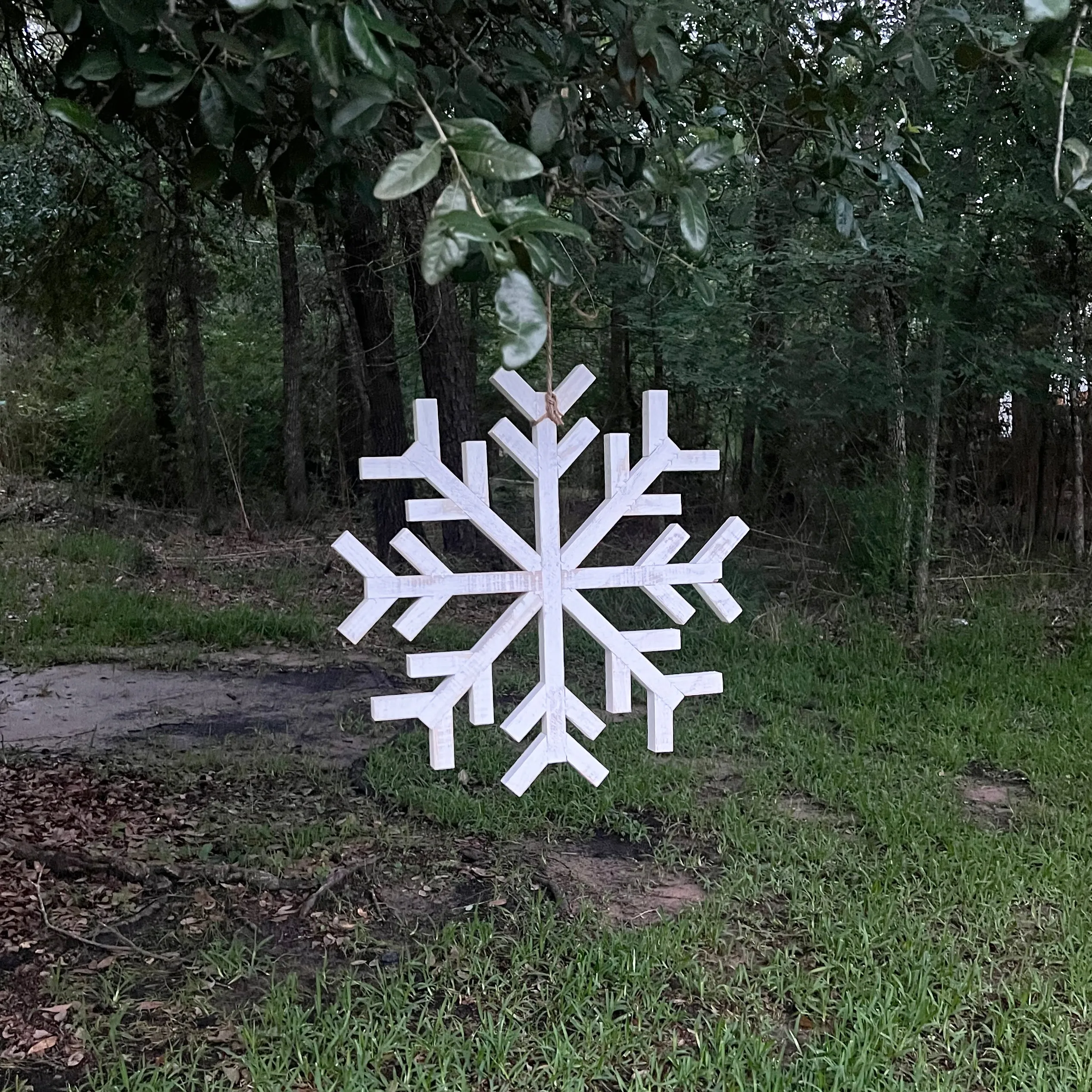 Wooden Snowflake